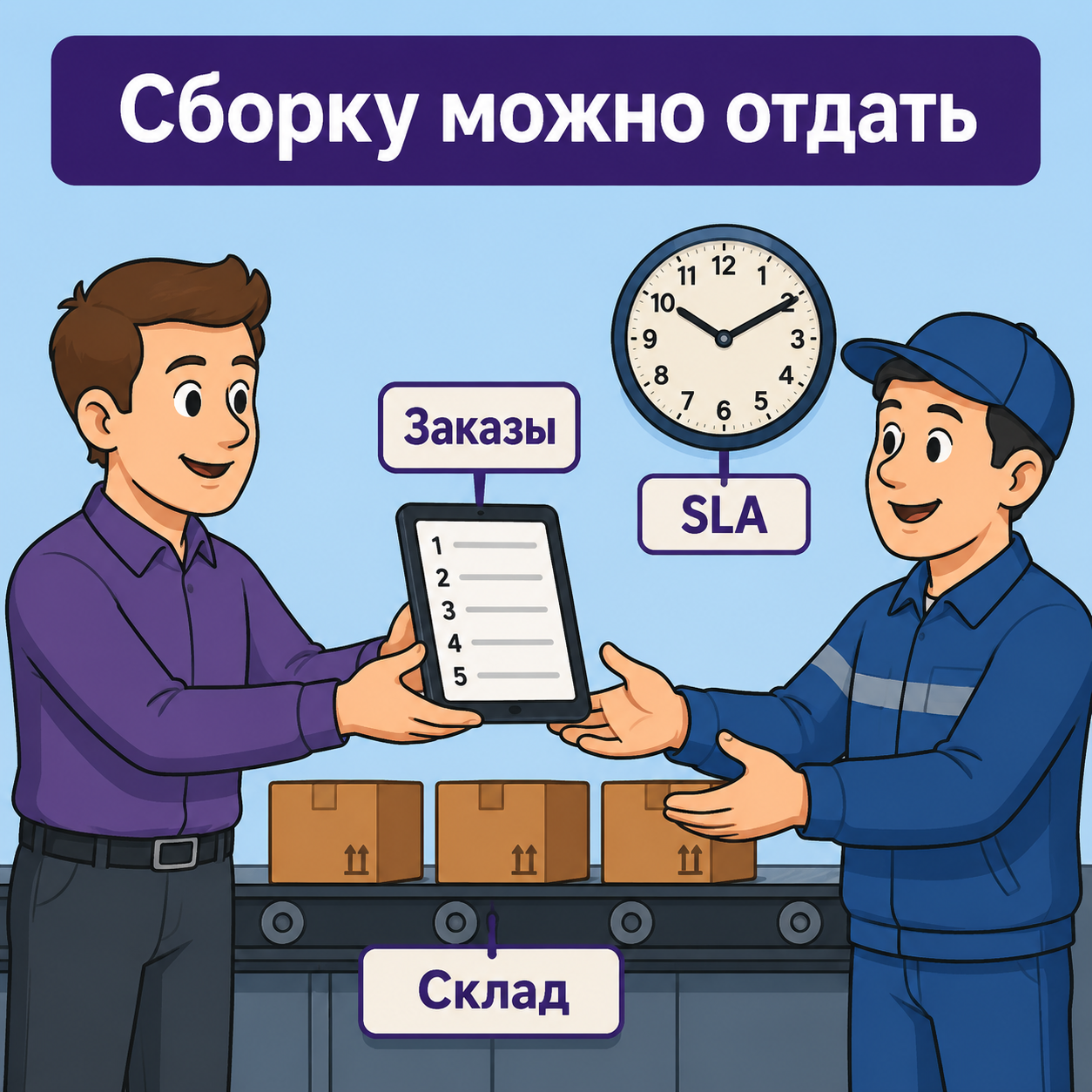 Селлер передаёт сборочные задания фулфилмент-складу по API