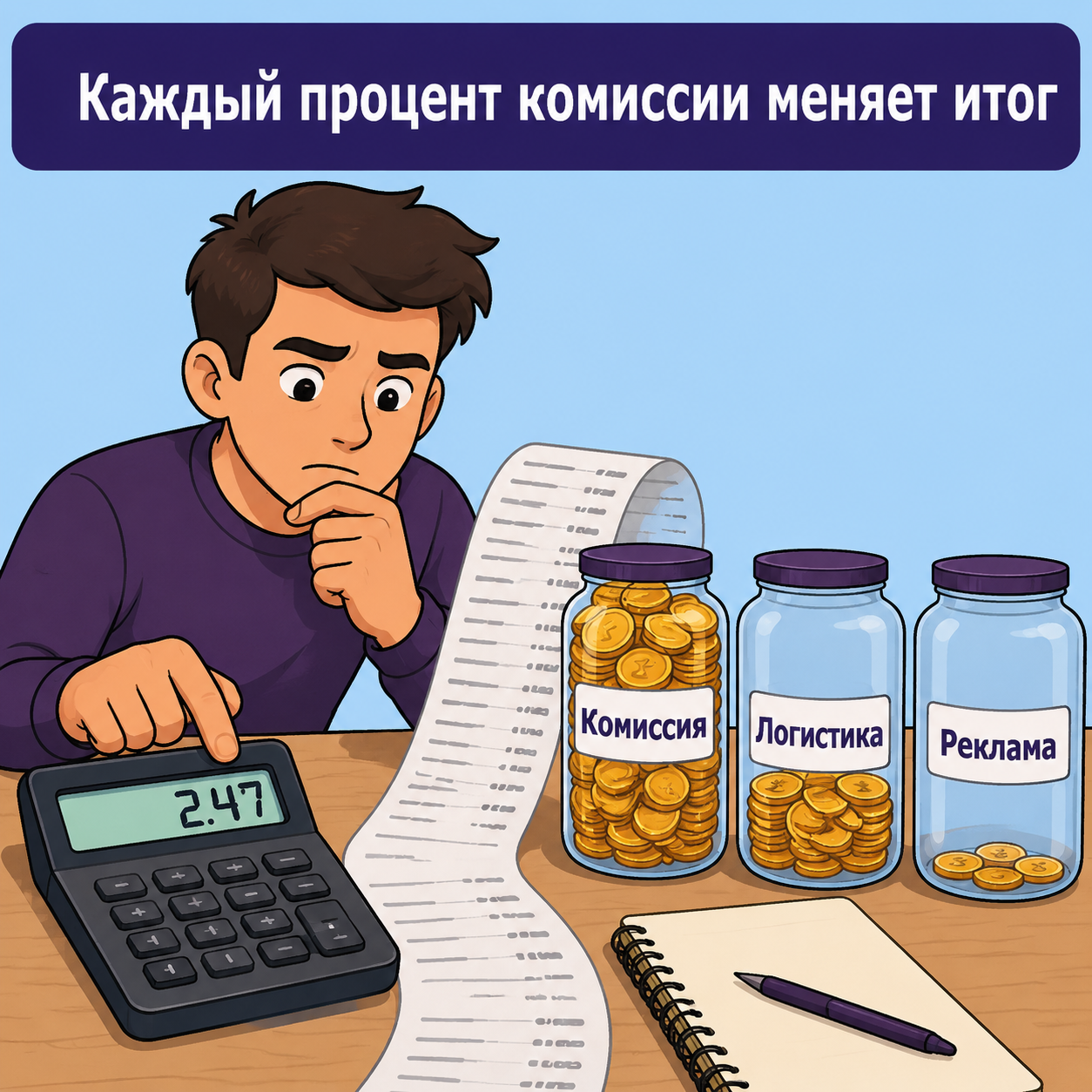 Расчёт маржинальности на Wildberries с учётом всех расходов