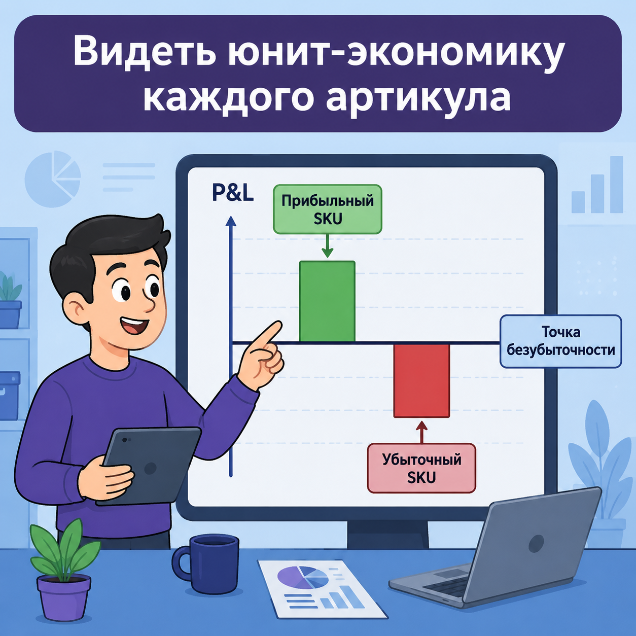 Аналитика маржинальности по SKU в Маркет.Пульсе