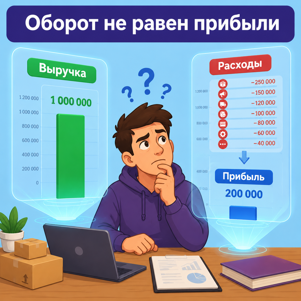 Селлер сравнивает отчёт WB с реальной прибылью