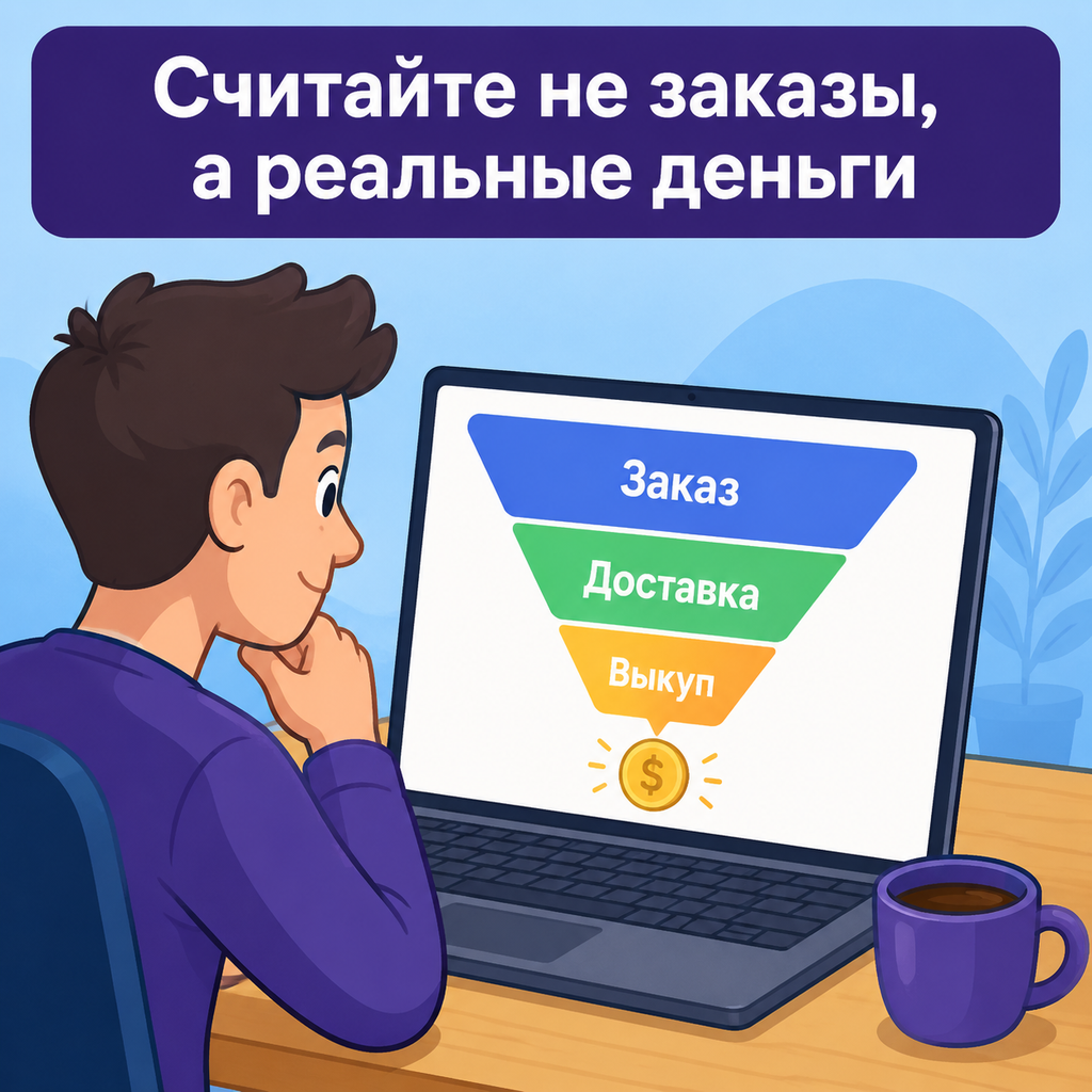 Аналитика воронки выкупа в Маркет.Пульс