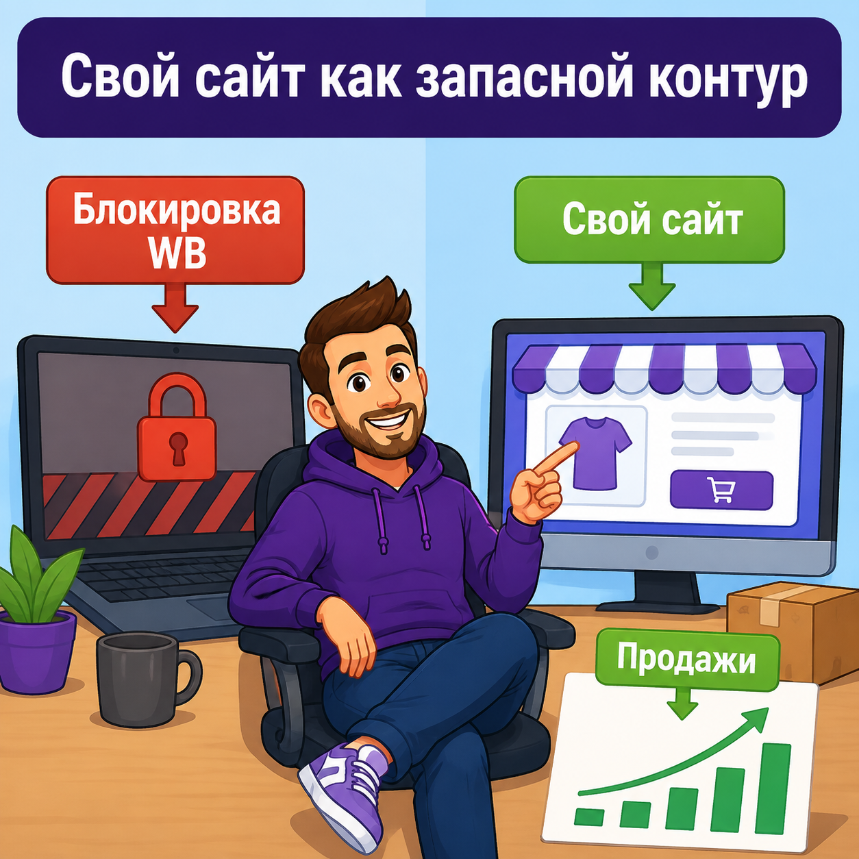 Свой интернет-магазин из карточек Wildberries приносит продажи во время блокировки