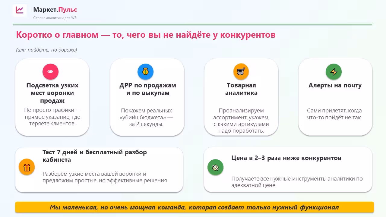 Слайд презентации аналитики 6